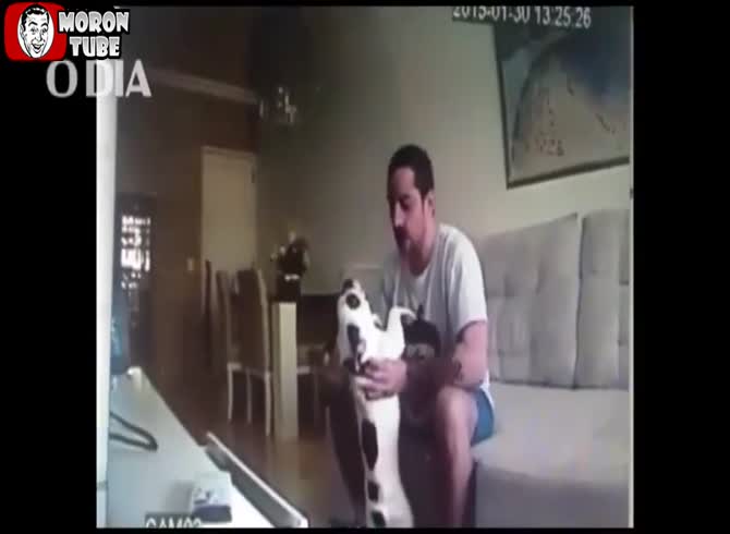 Video :He tormented his pets while his partner was away